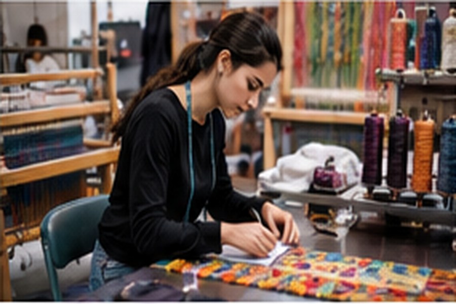 Recherche textile et création d'accessoires